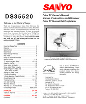 Sanyo DS35520 Manuel D'instructions