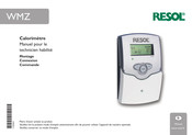 Resol WMZ Serie Manuel Pour Le Technicien Habilité