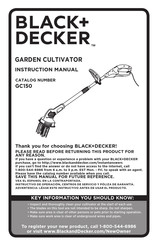 Black & Decker GC150 Mode D'emploi