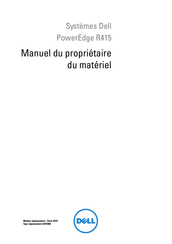 Dell PowerEdge R415 Manuel Du Propriétaire