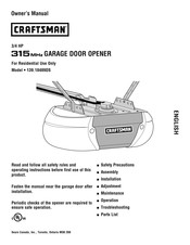 Craftsman 139.18489DS Manuel D'instructions