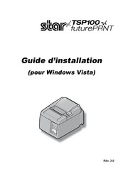 Star futurePRNT TSP100 Guide D'installation