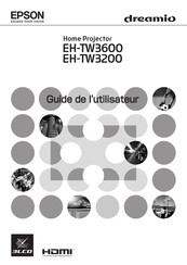 Epson Dreamio EH-TW3600 Guide De L'utilisateur