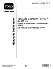 Toro Guardian Recycler 31336 Manuel De L'utilisateur