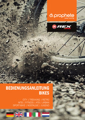 Prophete REX BIKE TREKKING Serie Notice D'utilisation