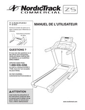 NordicTrack ZS Manuel De L'installateur