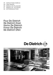 De Dietrich DOP1180X Instructions D'emploi