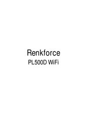 Renkforce PL500D WiFi Mode D'emploi