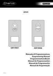 Gewiss Chorus AESIS Manuel De Programmation