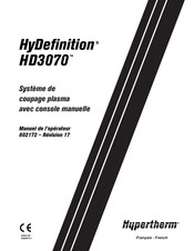 Hypertherm HyDefinition HD3070 Manuel De L'opérateur