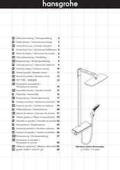 Hansgrohe Raindance Select 360 1jet Showerpipe 27112000 Mode D'emploi / Instructions De Montage