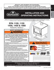 Napoleon EPA 1400 Instructions D'installation Et D'opération