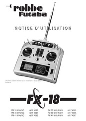 ROBBE-Futaba FX-18 Notice D'utilisation