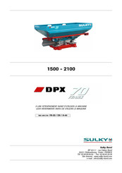 Sulky Burel DPX 70 Mode D'emploi