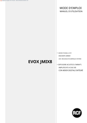 RCF EVOX JMIX8 Mode D'emploi