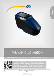 PCE Instruments PCE-CSM 20 Manuel D'utilisation