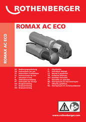 Rothenberger ROMAX AC ECO Instructions D'utilisation