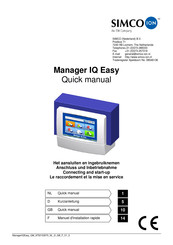 Simco-Ion Manager IQ Easy Manuel D'installation Rapide