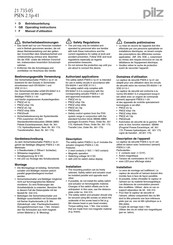 Pilz PSEN 2.1p-41 Manuel D'utilisation