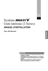 LG multiV 2 Serie Manuel D'installation