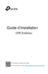 TP-Link CPE Serie Guide D'installation
