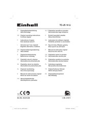 EINHELL TC-JS 18 Li Instructions D'origine