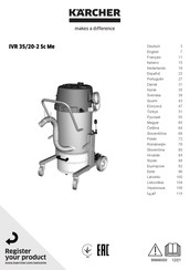 Kärcher IVR 35/20-2 Sc Me Mode D'emploi