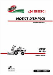 Iseki SF230 Notice D'emploi