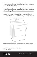 Haier RDE350AW Manuel D'utilisation Et Instructions D'installation