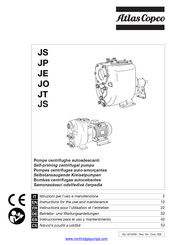 Atlas Copco JO Serie Instructions Pour L'utilisation Et L'entretien