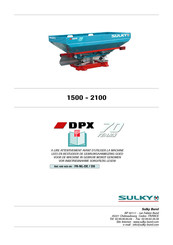 Sulky DPX 70 YEARS Mode D'emploi