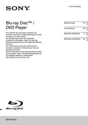 Sony BDP-S6200 Manuel Simple