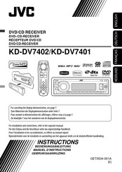 JVC KD-DV7402 Manuel D'instructions
