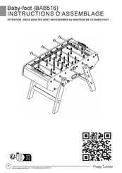 Happy Garden BAB516 Instructions D'assemblage