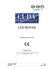 Cuda Fiberoptics LED Rover Mode D'emploi