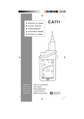 Chauvin Arnoux C.A711 Notice De Fonctionnement