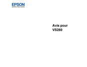 Epson VS260 Mode D'emploi