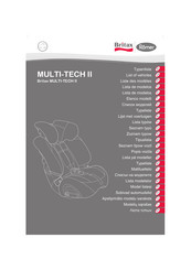 BRITAX RÖMER MULTI-TECH II Mode D'emploi