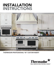 Thermador PROFESSIONAL VCIN60RP Instructions D'installation