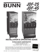 Bunn Silver Serie Guide D'installation Et D'utilisation