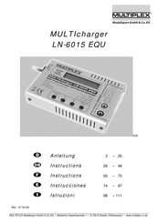 Multiplex MULTIcharger LN-6015 EQU Instructions