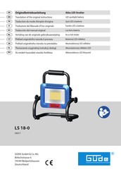 Güde LS 18-0 Traduction Du Mode D'emploi D'origine