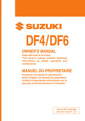 Suzuki DF4 Manuel Du Propriétaire