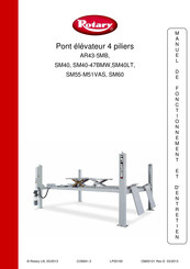 Rotary SM60 Manuel De Fonctionnement Et D'entretien