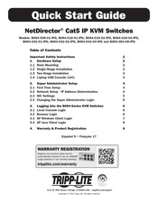 Tripp-Lite NetDirector B064-016-02-IPG Guide De Démarrage Rapide