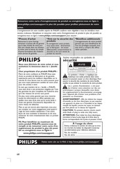 Philips DVDR3390/37B Mode D'emploi