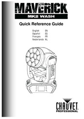 Chauvet Professional MAVERICK MK2 WASH Guide De Référence Rapide