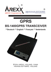 Arexx BS-1400GPRS Mode D'emploi