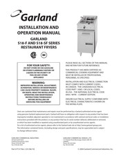Garland S18-SF Manuel D'installation Et D'utilisation