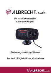 Albrecht Audio DR 57 Manuel